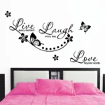 Quotes of beauty for life wall sticker decal NWD1001