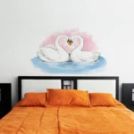 Romantic love swans wall decor RPC1107
