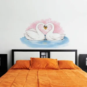 Romantic love swans wall decor RPC1107