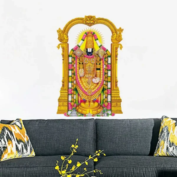 Sacred art of tirupathi balaji wall sticker RPC473