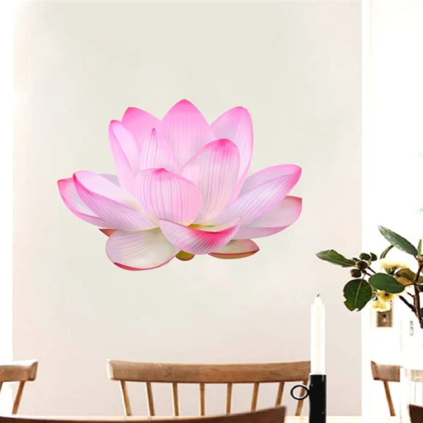 Sacred lotus bloom wall sticker RPC713