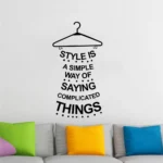 Simplified style quote wall sticker RPC2040