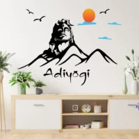 Spiritual adiyogi shiva decor wall sticker BBD RPC002