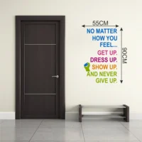 Stay determined motivational wall decal RPC1782T38