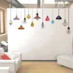 Stylish hanging light wall sticker RPC1616