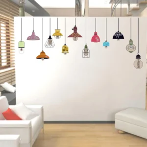 Stylish hanging light wall sticker RPC1616
