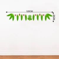 Thoranam welcome with mango leaf wall sticker RPC1108
