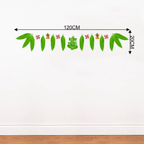 Thoranam welcome with mango leaf wall sticker RPC1108