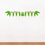 Thoranam with mango leaf welcome wall sticker RPC1108