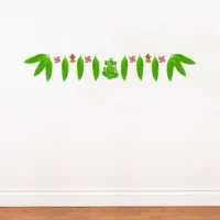 Thoranam with mango leaf welcome wall sticker RPC1108