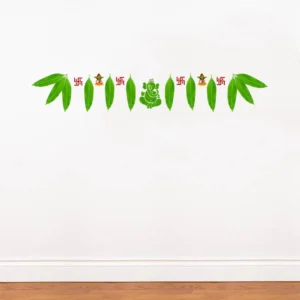 Thoranam with mango leaf welcome wall sticker RPC1108