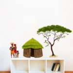 Traditional tribal family wall design RPC1858T38