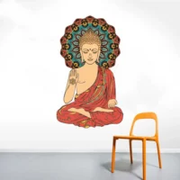 Tranquil buddha design wall sticker RPC205