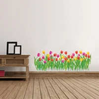 Tulip flowers design wall sticker RPC1333