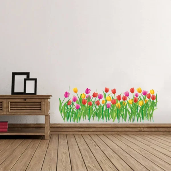 Tulip flowers design wall sticker RPC1333