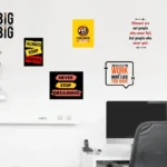 Uplifting motivational words wall sticker RPC2057T25