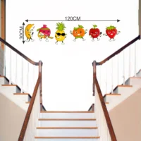Vibrant fruity design wall sticker RPC761