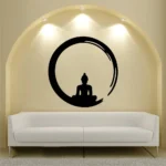 Wall sticker depicting buddhas path to enlightenment RPC981