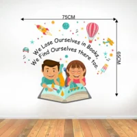 Wall sticker featuring book quotes RPC1212