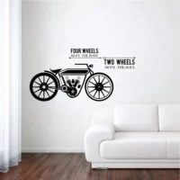 Wall sticker featuring four wheeled and two wheeled vehicles RPC861