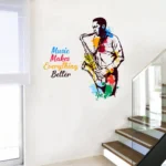 Wall sticker music makes everything better RPC1128