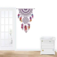 Wall sticker of a boho dreamcatcher with shivering feathers for dΘcor RPCFS6036T50