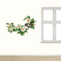 Wall sticker of a serene nature view with lush greenery RPCFS6014T38