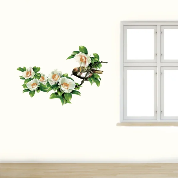 Wall sticker of a serene nature view with lush greenery RPCFS6014T38