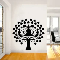 Wall sticker of buddha silhouettes RPC1159