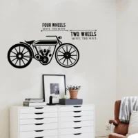 Wall sticker of cars and bicycles for kids rooms RPC861