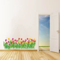 Wall sticker of tulip flowers RPC1333