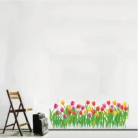 Wall sticker with tulip flowers RPC1333