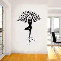 Wall sticker yoga with tree RPC1209