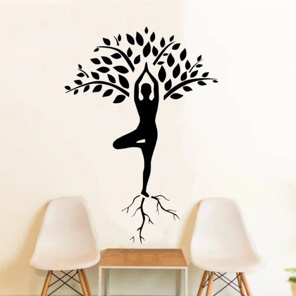Yoga tree wall sticker RPC1209