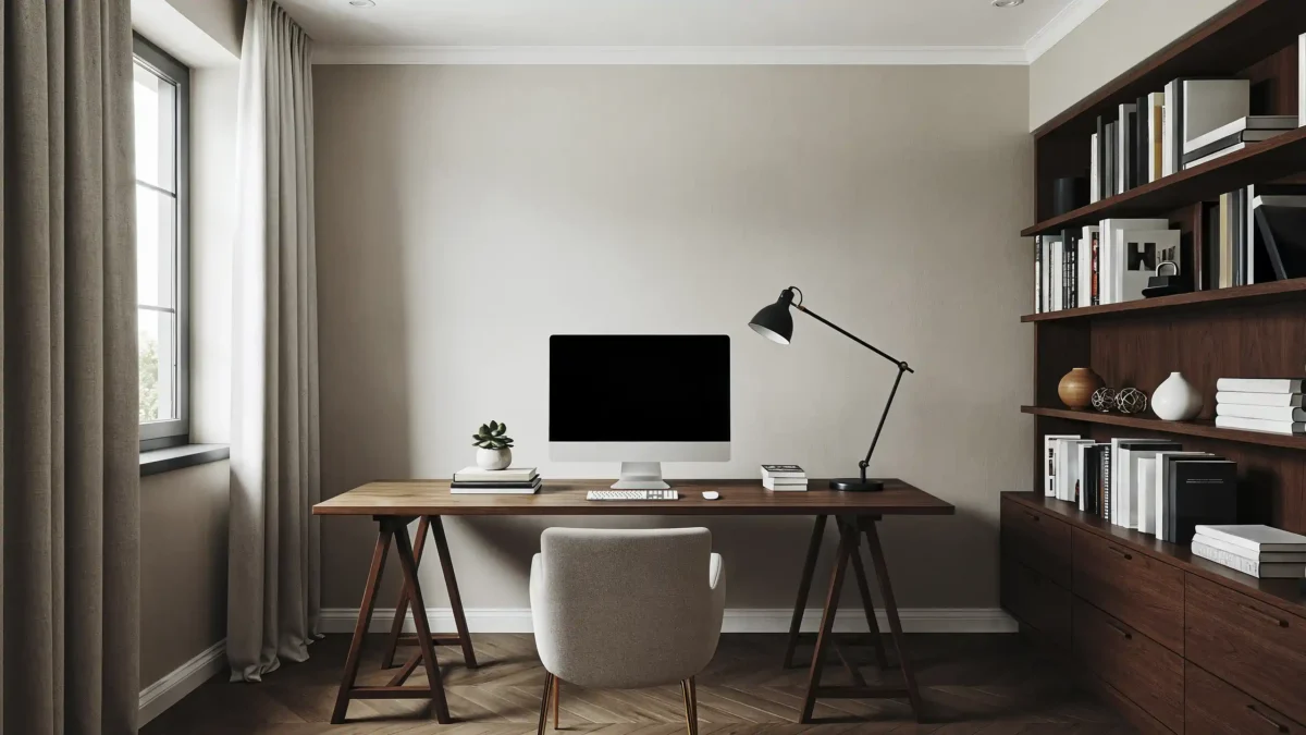 studio arrangement home office work place