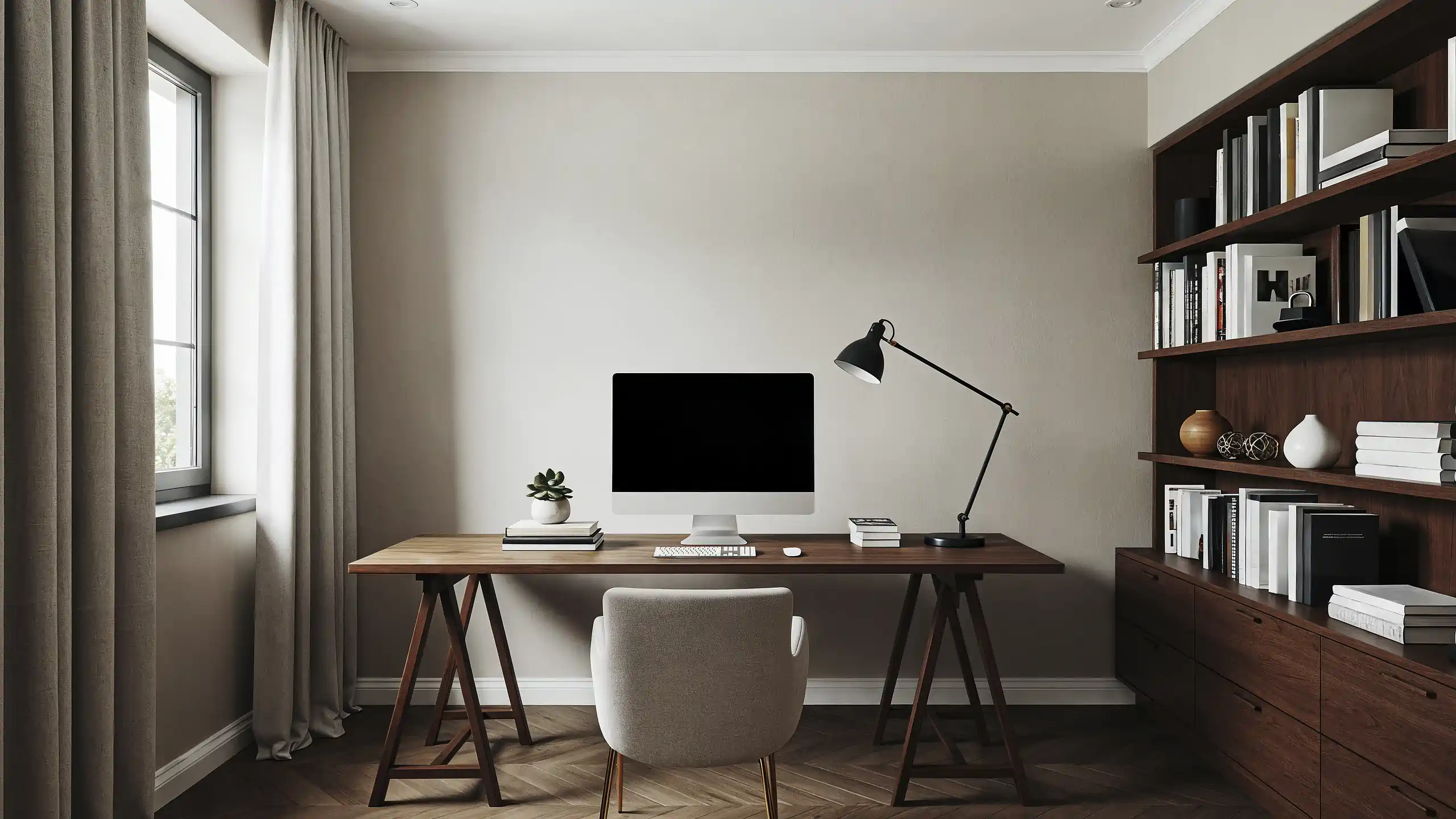 studio arrangement home office work place